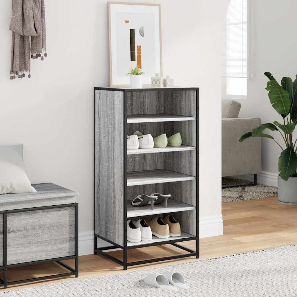 skoreol 48x38x97,5 cm konstrueret træ grå
