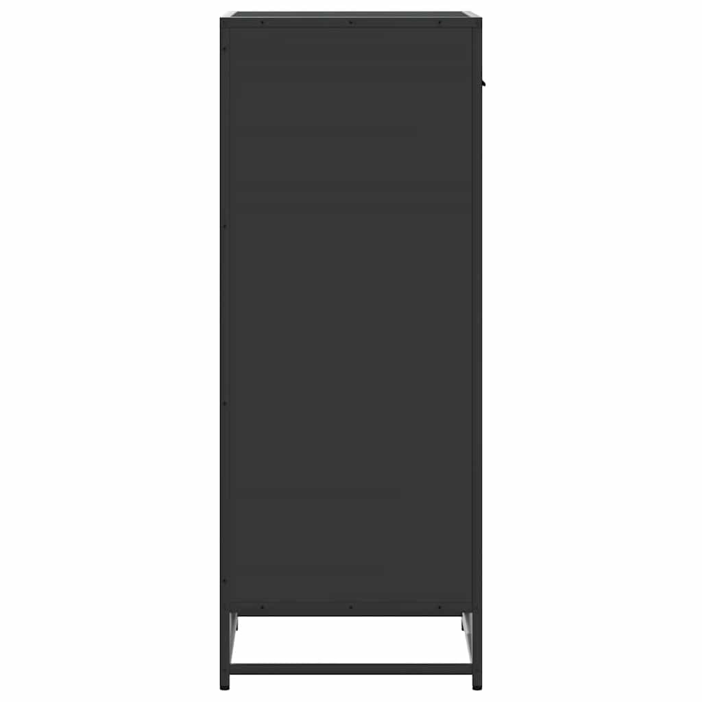 skostativ 48x38x97,5 cm konstrueret træ sort