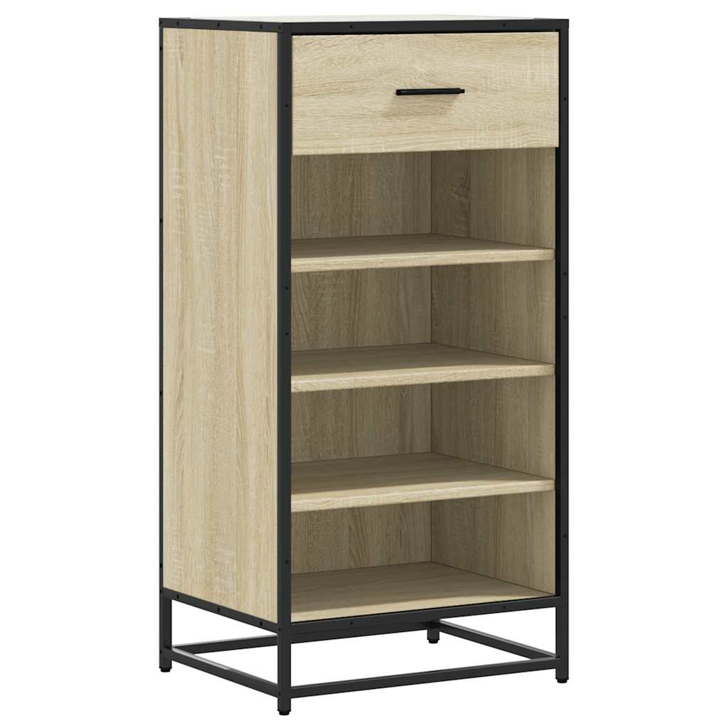 skoreol 48x38x97,5 cm konstrueret træ sonoma-eg