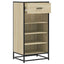 skoreol 48x38x97,5 cm konstrueret træ sonoma-eg