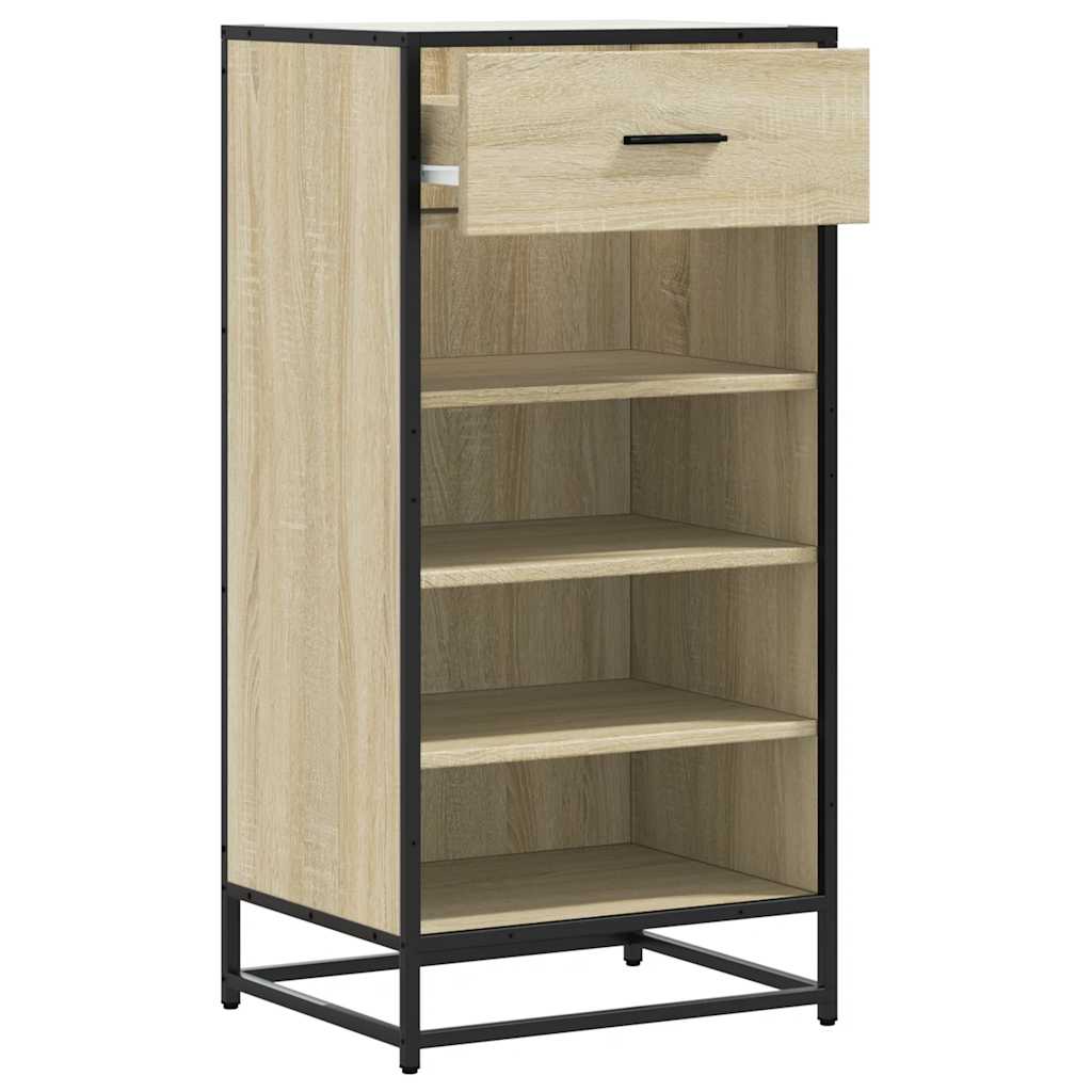 skoreol 48x38x97,5 cm konstrueret træ sonoma-eg