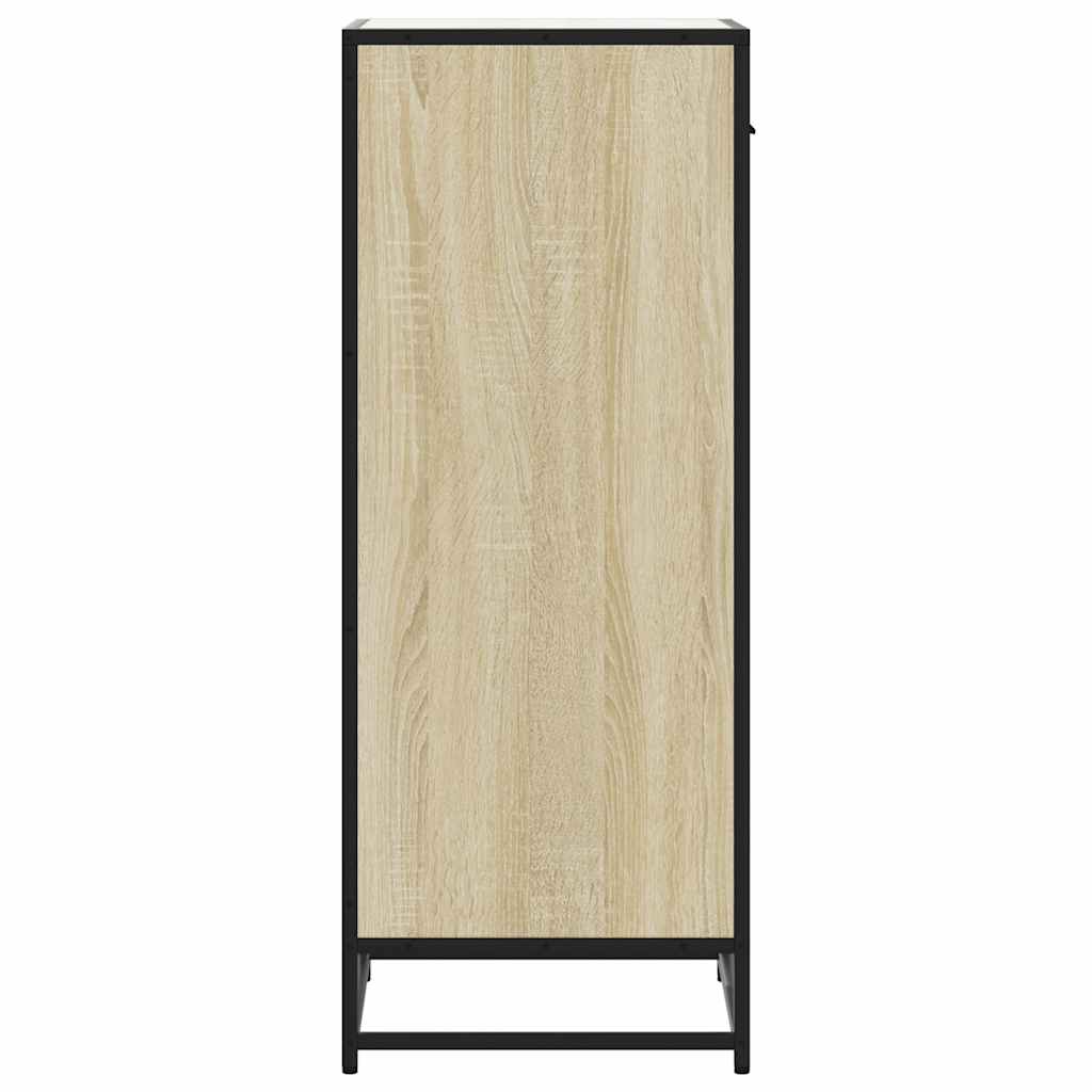 skoreol 48x38x97,5 cm konstrueret træ sonoma-eg