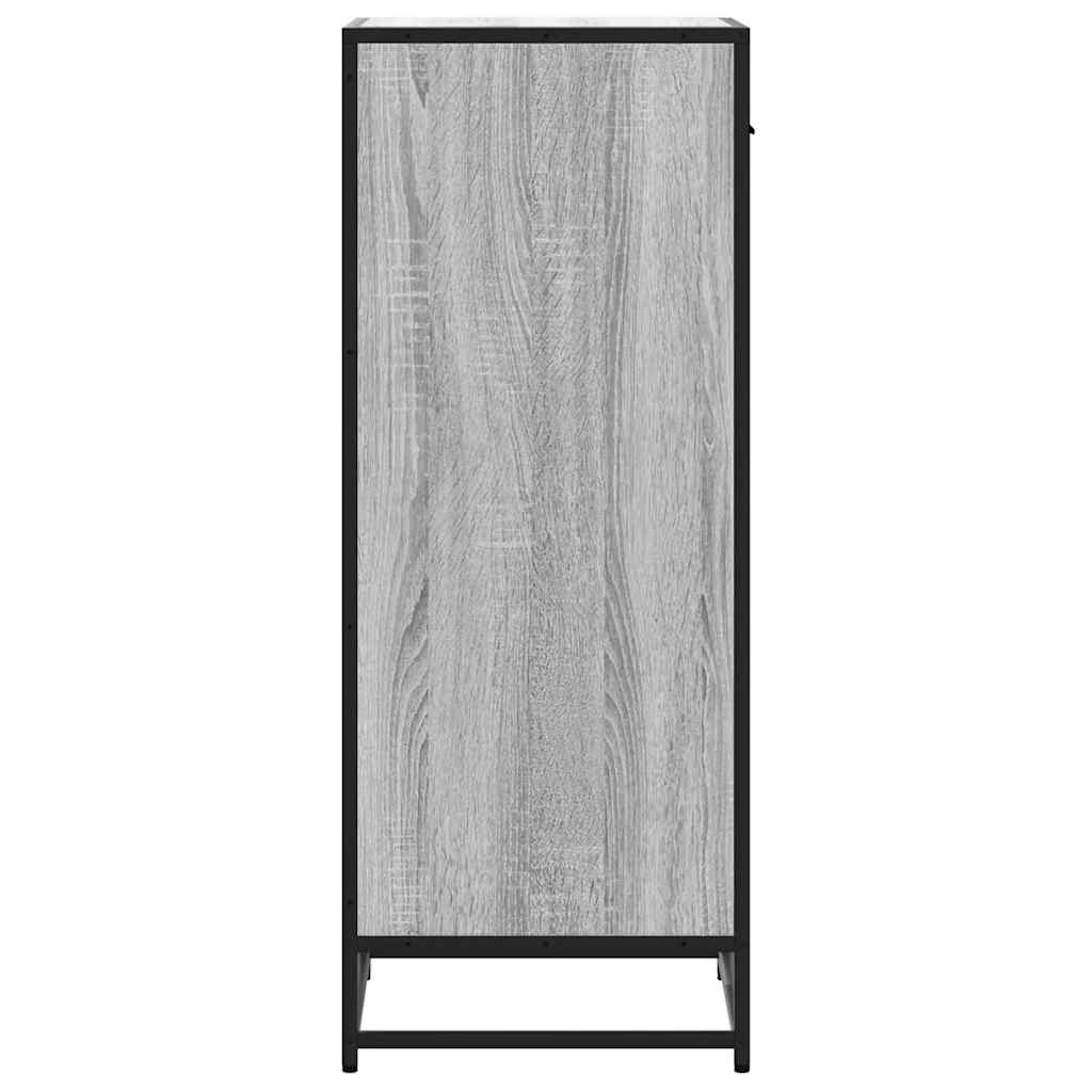 skoreol 48x38x97,5 cm konstrueret træ grå