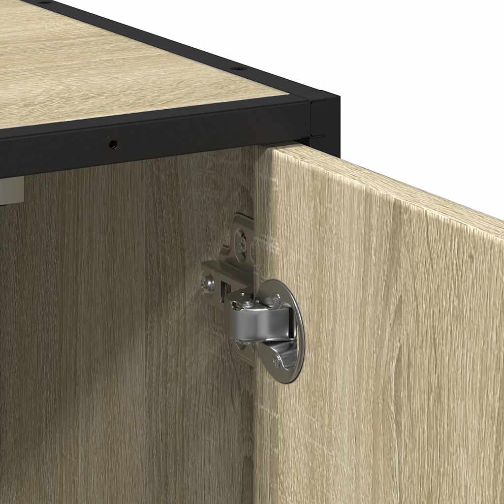 badeværelsesvaskeskab Sonoma eg 65x33x60 cm konstrueret træ