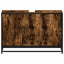 skab til håndvask til badeværelse 90x33x60 cm røget eg