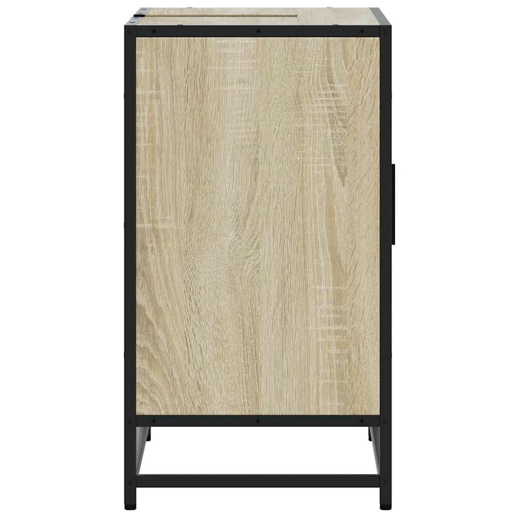 badeværelsesvaskeskab Sonoma eg 65x33x60 cm konstrueret træ