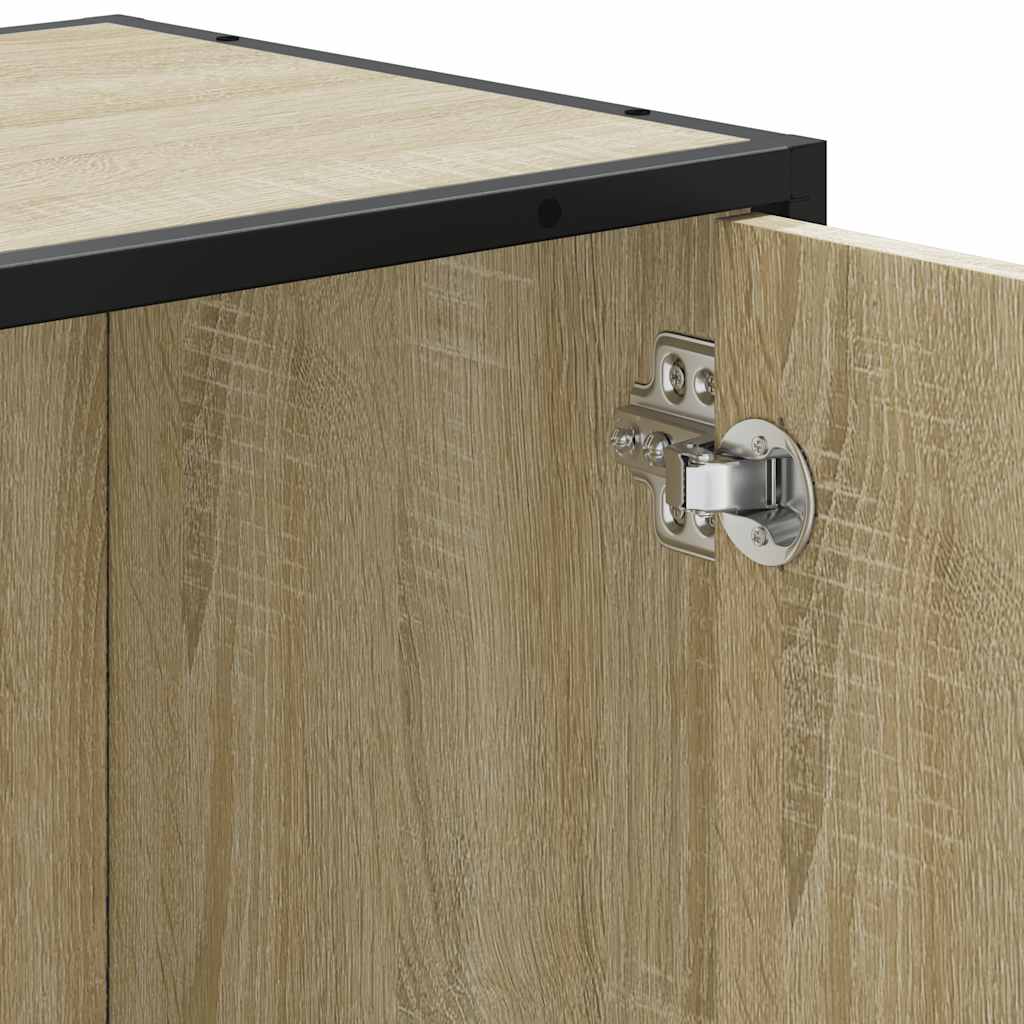badeværelsesvaskeskab Sonoma eg 65x33x60 cm konstrueret træ