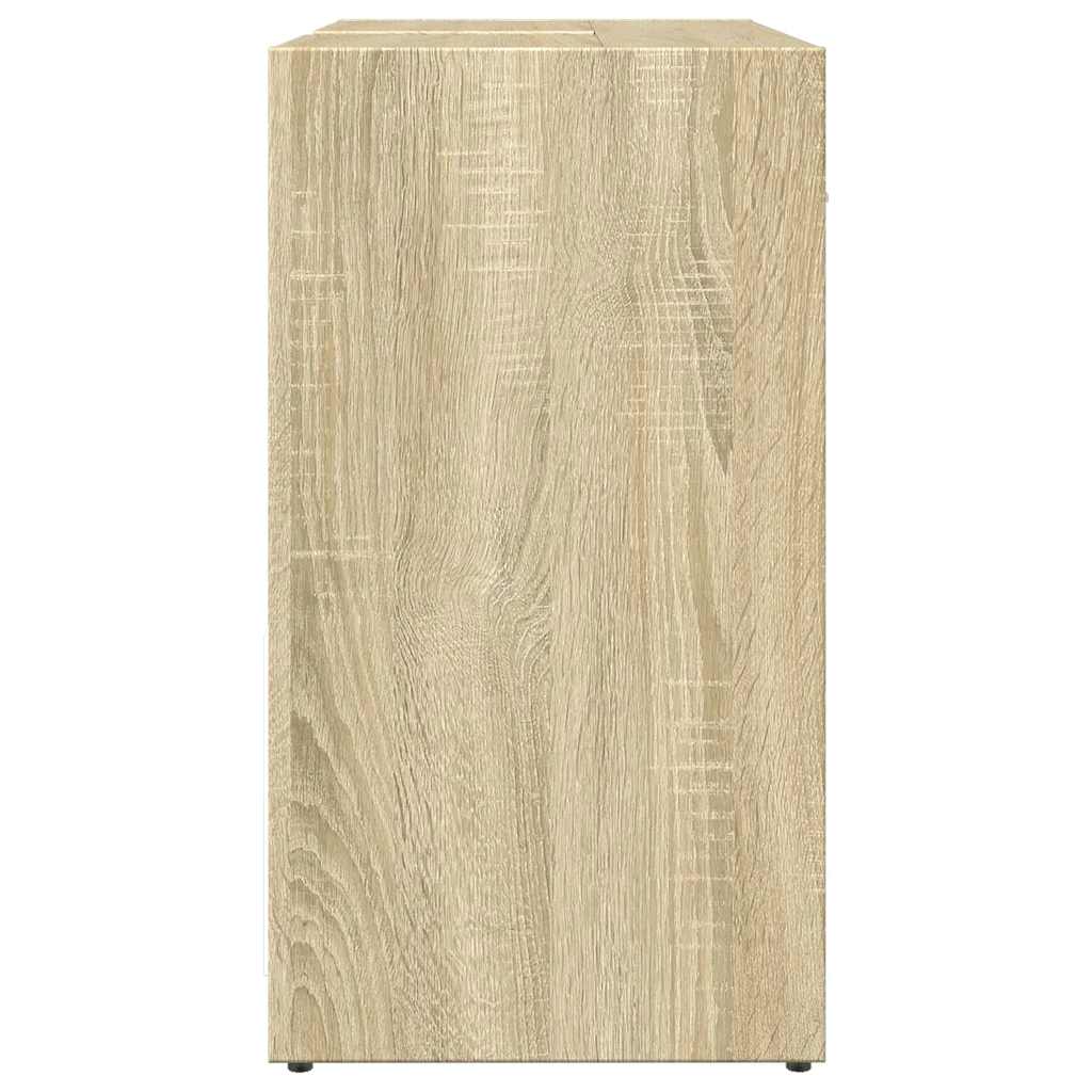 underskab til håndvask 60x33x60 cm konstrueret træ sonoma-eg