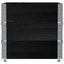 pallerammer 3 stk. 80x60 cm massivt fyrretræ sort