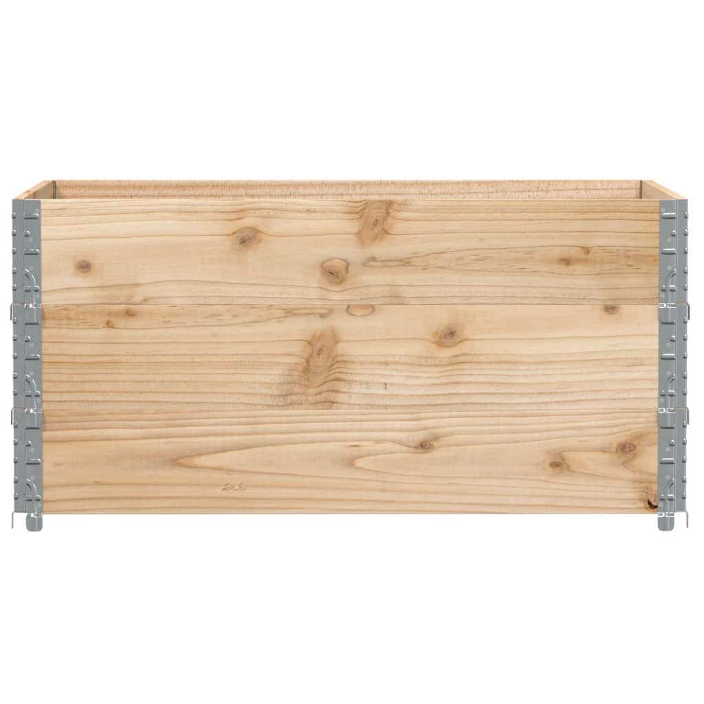 pallerammer 3 stk. 120x80 cm massivt fyrretræ