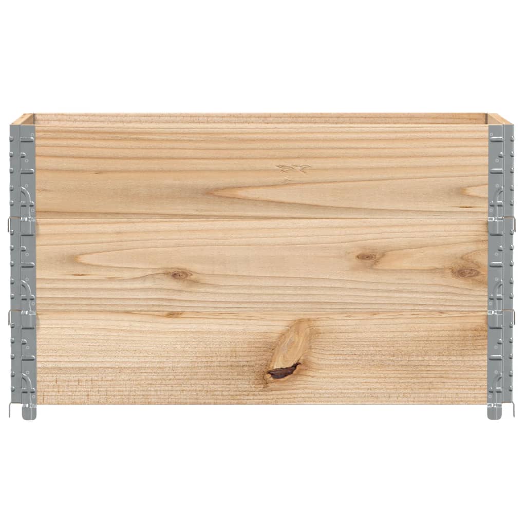 pallerammer 3 stk. 100x50 cm massivt fyrretræ