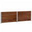 pallerammer 3 stk. 100x100 cm massivt fyrretræ brun