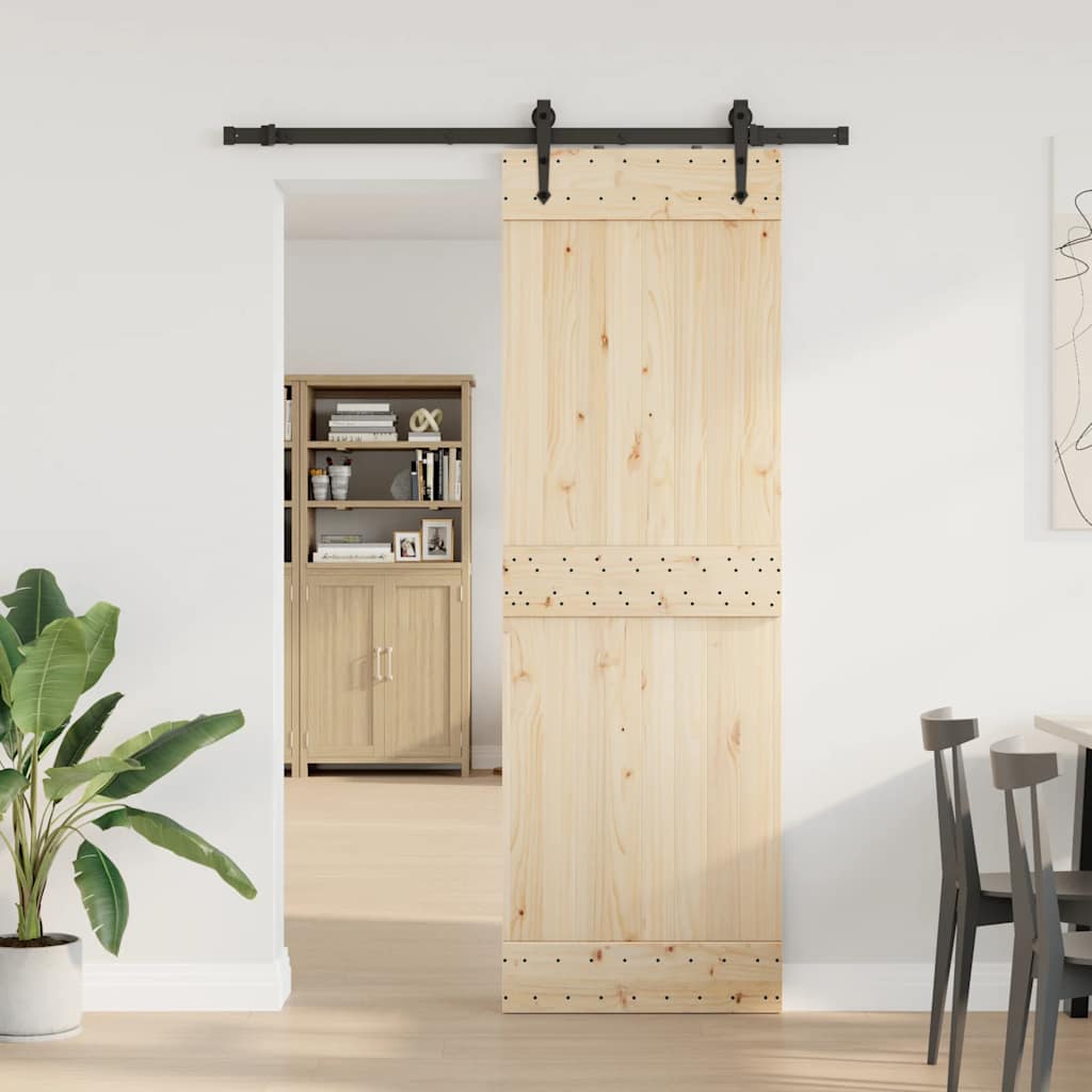 skinnesæt til skydedør 152,5 cm stål sort