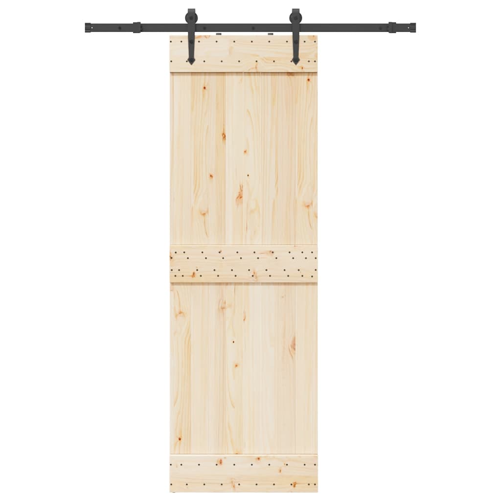 skinnesæt til skydedør 152,5 cm stål sort