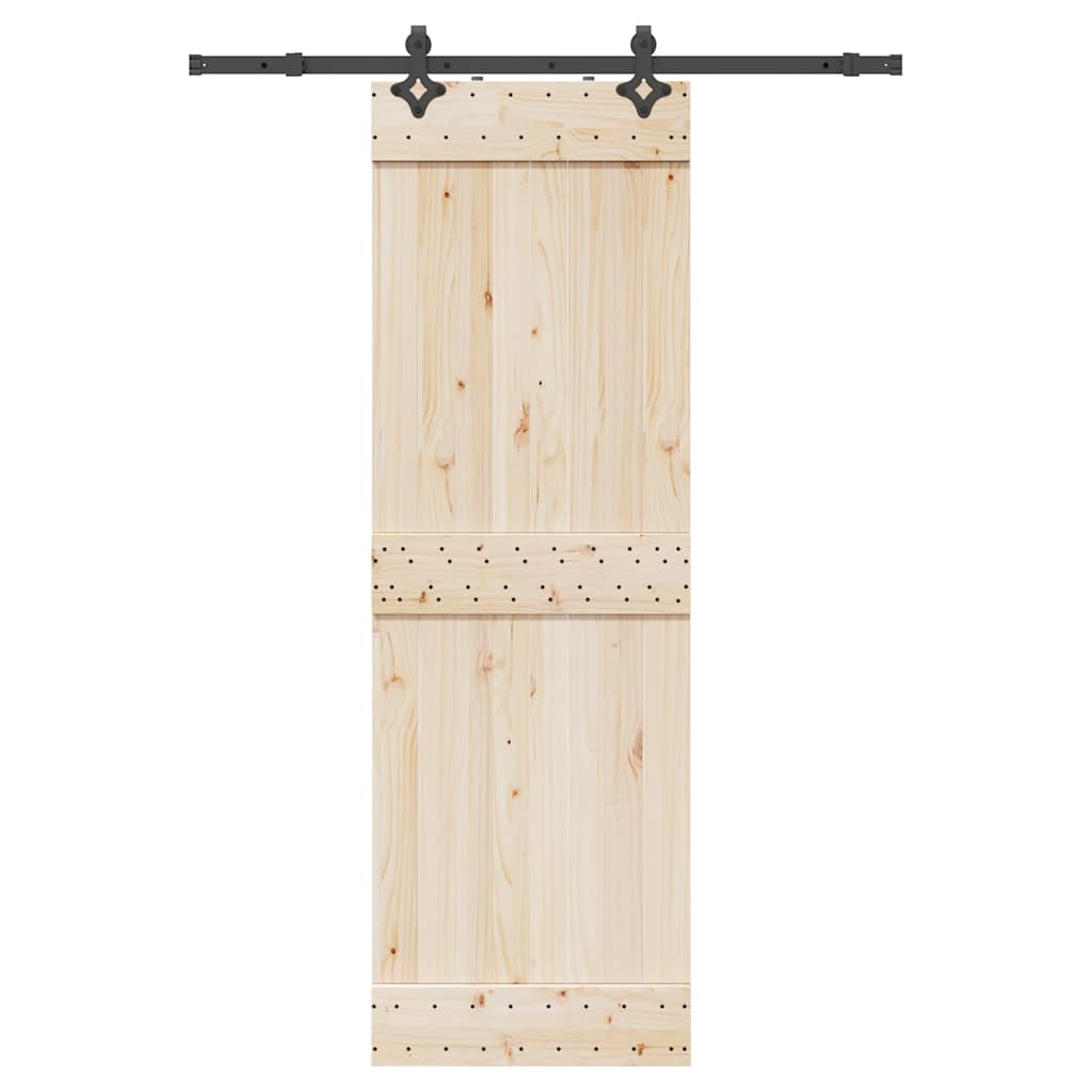 skinnesæt til skydedør 152,5 cm stål sort