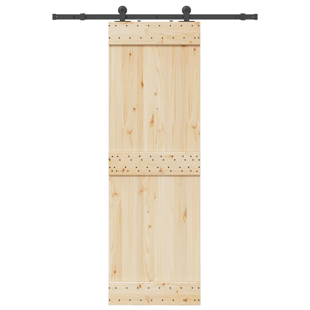 skinnesæt til skydedør 152,5 cm stål sort