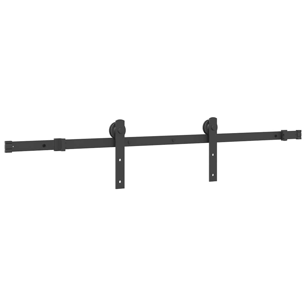 skinnesæt til skydedør 152 cm stål sort