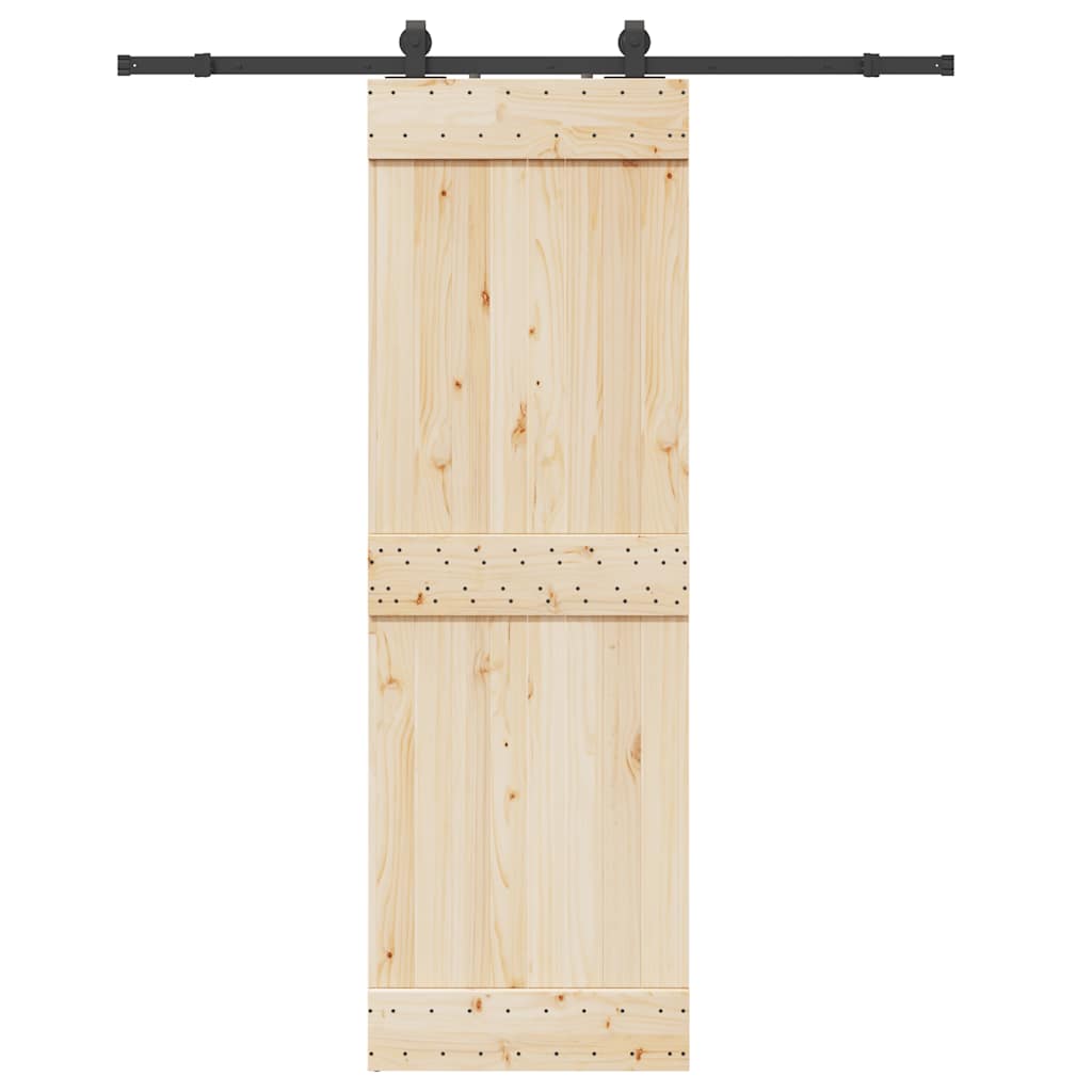 skinnesæt til skydedør 183 cm stål sort