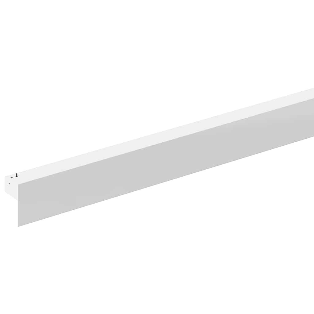 skinnesæt til skydedør 200 cm aluminiumslegering sølvfarvet