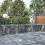 gabionkurv med cover 300x50x50 cm galvaniseret jern