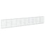 gabionkurv med cover 1000x50x150 cm galvaniseret jern