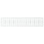 gabionkurv med cover 1000x50x200 cm galvaniseret jern