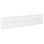 gabionkurv med cover 1000x50x200 cm galvaniseret jern