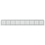 gabionkurv med cover 900x100x100 cm galvaniseret jern