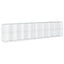 gabionkurv med cover 850x100x200 cm galvaniseret jern