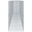 gabionkurv med cover 850x100x200 cm galvaniseret jern