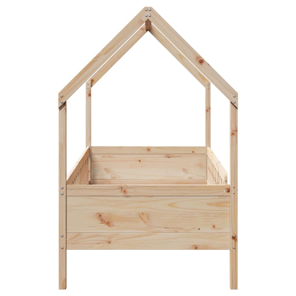 sengeramme til husseng 90x200 cm massivt fyrretræ