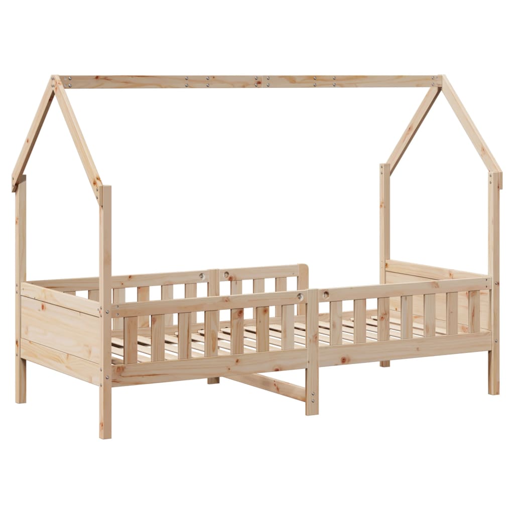 sengeramme til husseng 90x200 cm massivt fyrretræ