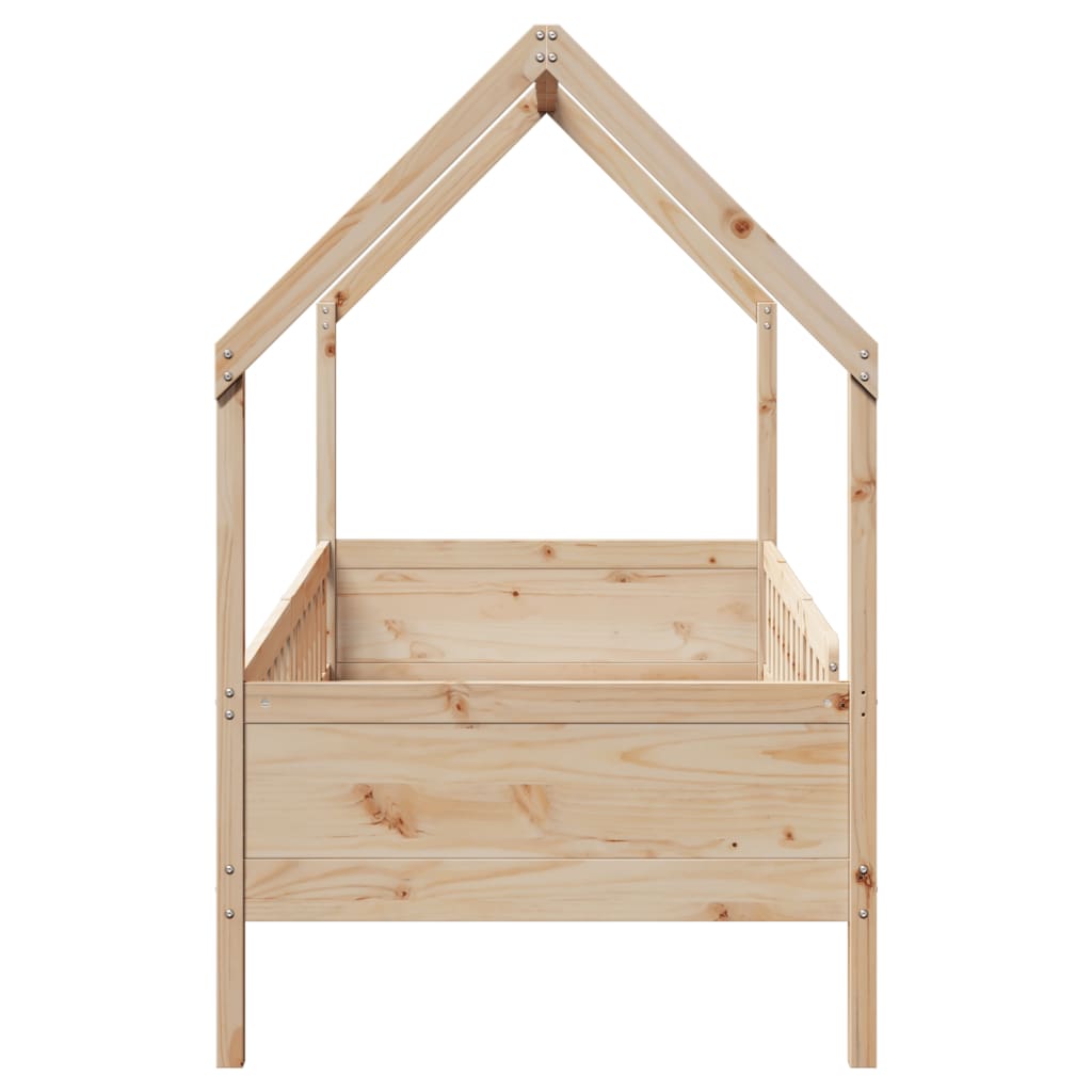 sengeramme til husseng 80x200 cm massivt fyrretræ