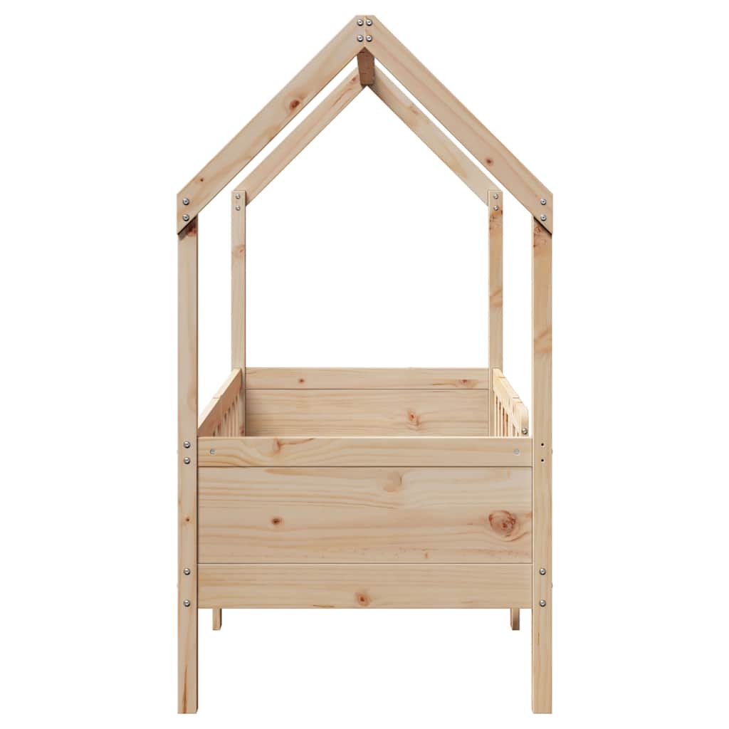 sengeramme til husseng 80x160 cm massivt fyrretræ
