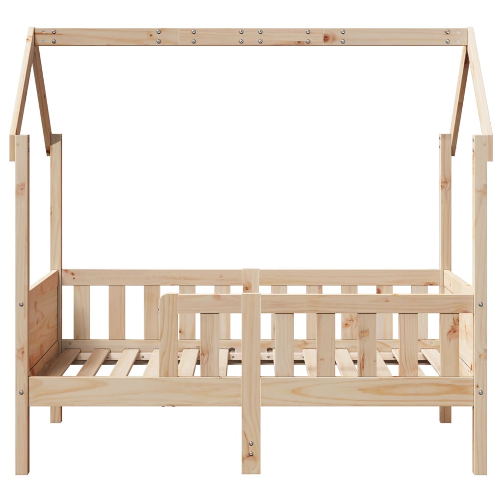 sengeramme til husseng 70x140 cm massivt fyrretræ