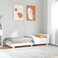 sengeramme uden madras 90x200 cm massivt fyrretræ hvid