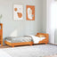 sengeramme uden madras 90x190 cm massivt fyrretræ gyldenbrun