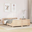 sengeramme uden madras 120x190 cm massivt fyrretræ