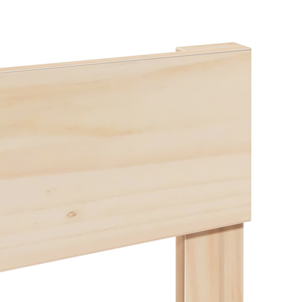 sengeramme uden madras 90x190 cm massivt fyrretræ