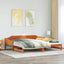 daybed med udtræk 80x200 cm massivt fyrretræ gyldenbrun