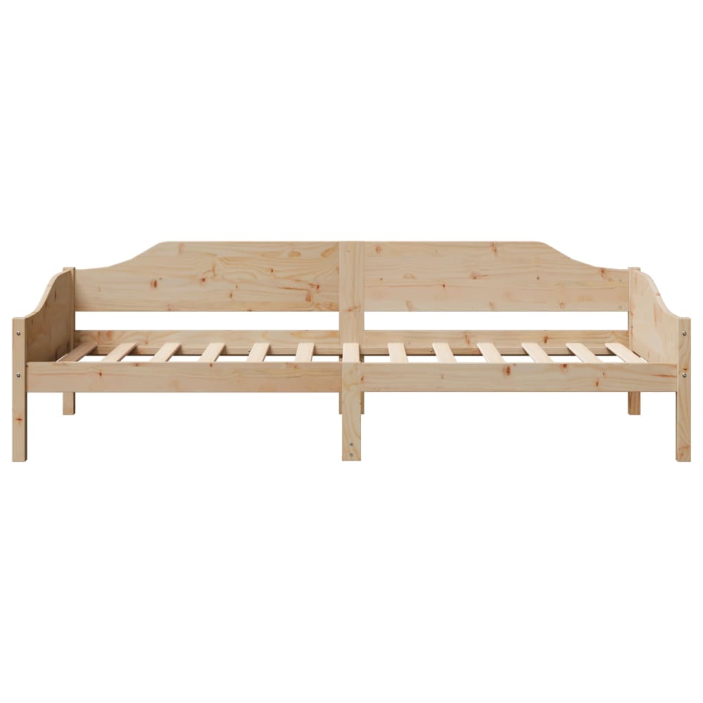 sengeramme uden madras 80x200 cm massivt fyrretræ