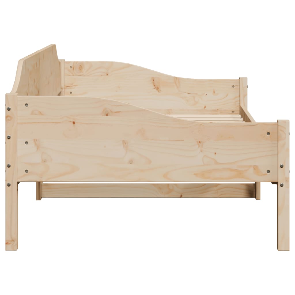 sengeramme uden madras 80x200 cm massivt fyrretræ