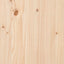 sengeramme uden madras 80x200 cm massivt fyrretræ