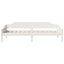 sengeramme uden madras 80x200 cm massivt fyrretræ hvid