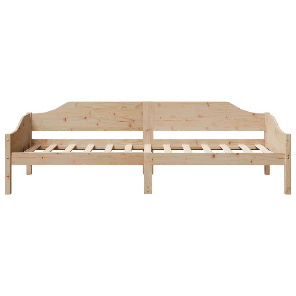 sengeramme uden madras 90x190 cm massivt fyrretræ