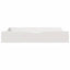 sengeskuffer 2 stk. 90x55x17 cm massivt fyrretræ hvid