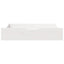 sengeskuffer 2 stk. 80x55x17 cm massivt fyrretræ hvid
