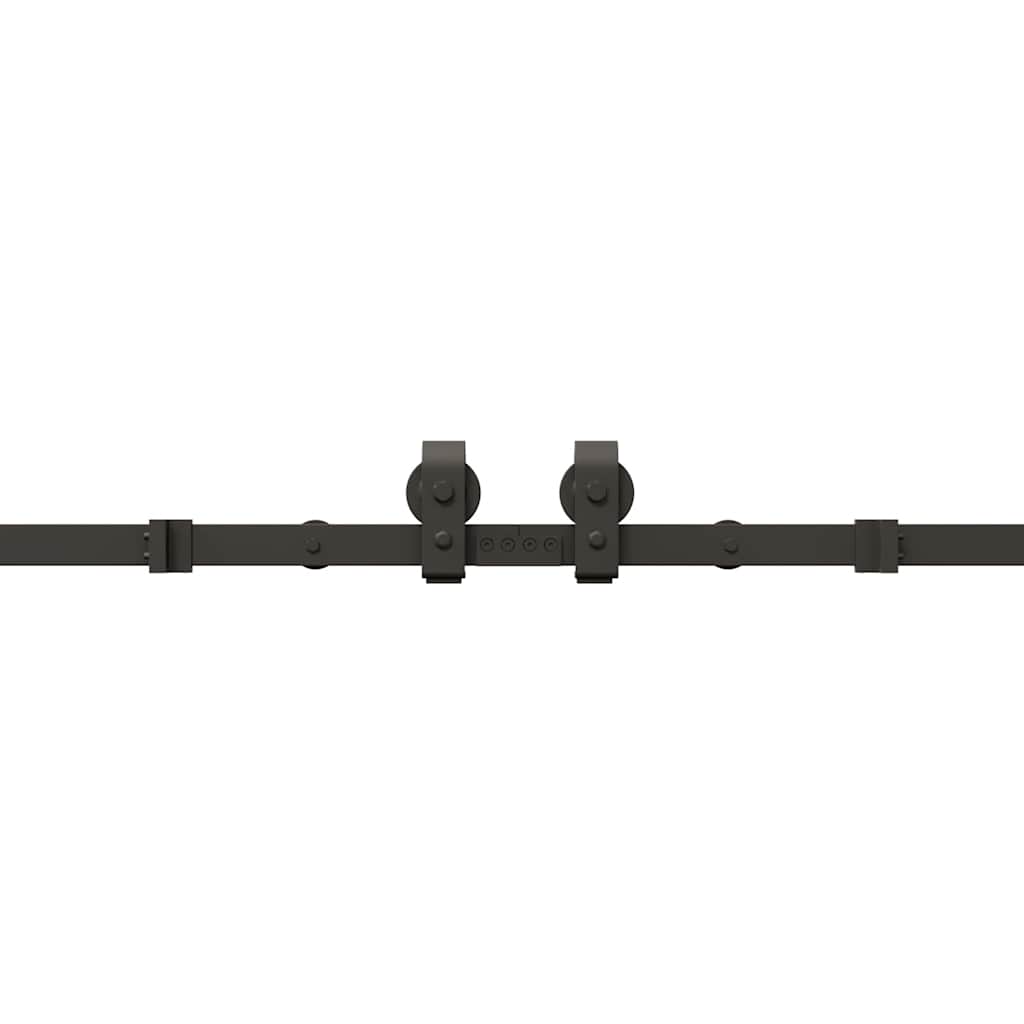 skinnesæt til skydedør 400 cm stål sort