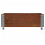 palleramme 80x60 cm massivt fyrretræ brun