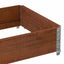 palleramme 80x60 cm massivt fyrretræ brun